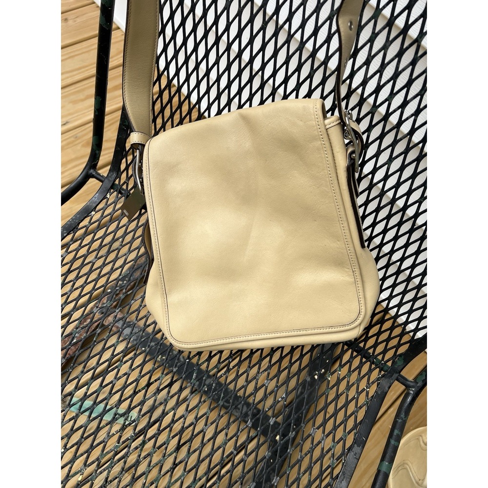 Vintage Coach 9335 Legacy Studio Flap Bag Light Mustard Yellow